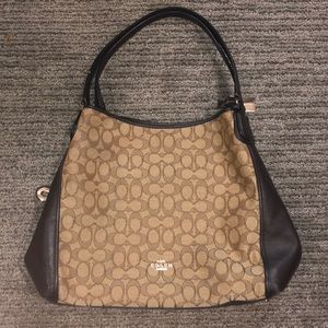 Coach signature handbag. Great briefcase style